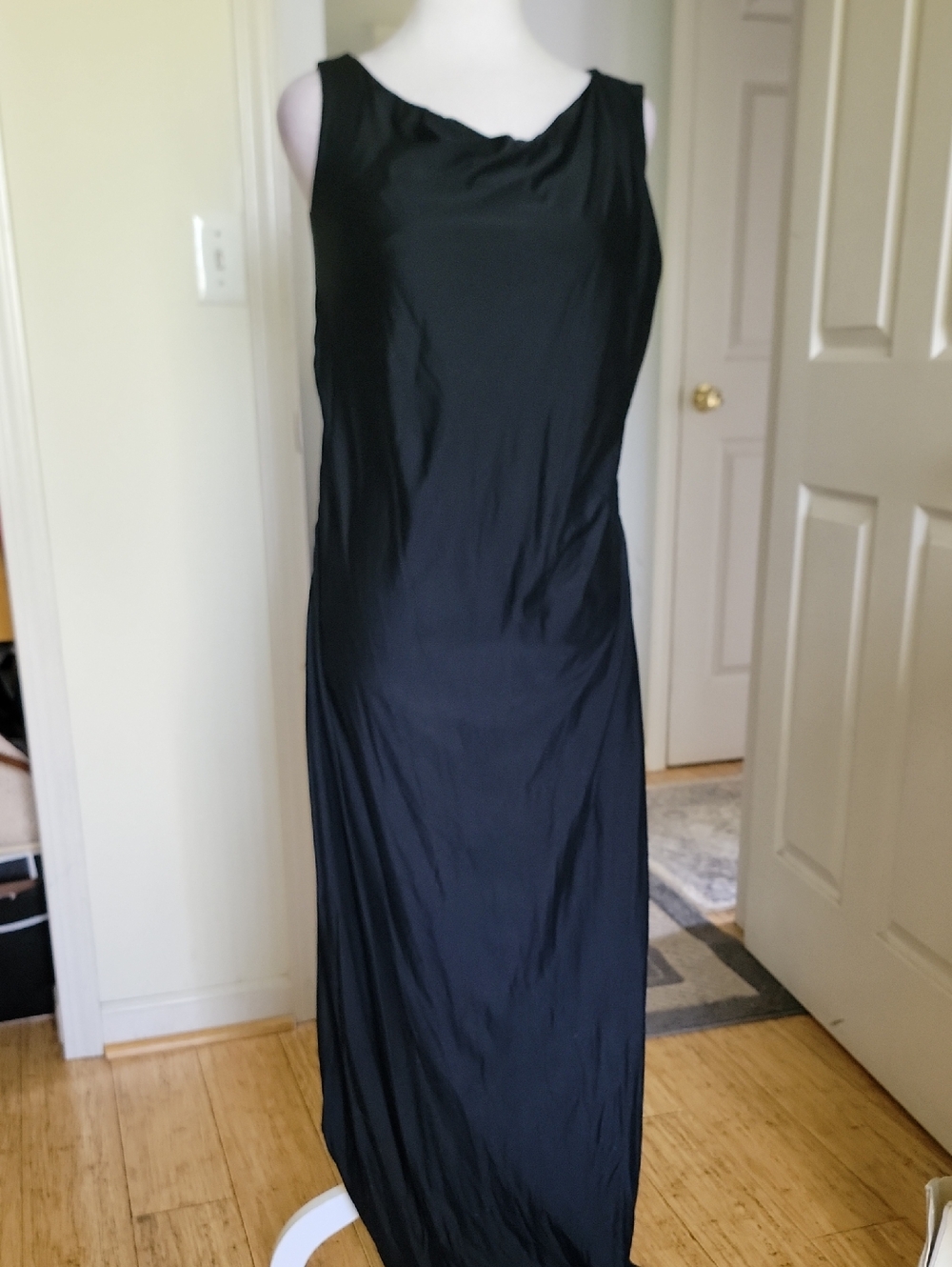 Wild Fable Large Classic Sleeveless Black Maxi Dress